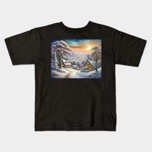 Winter Landscape Kids T-Shirt